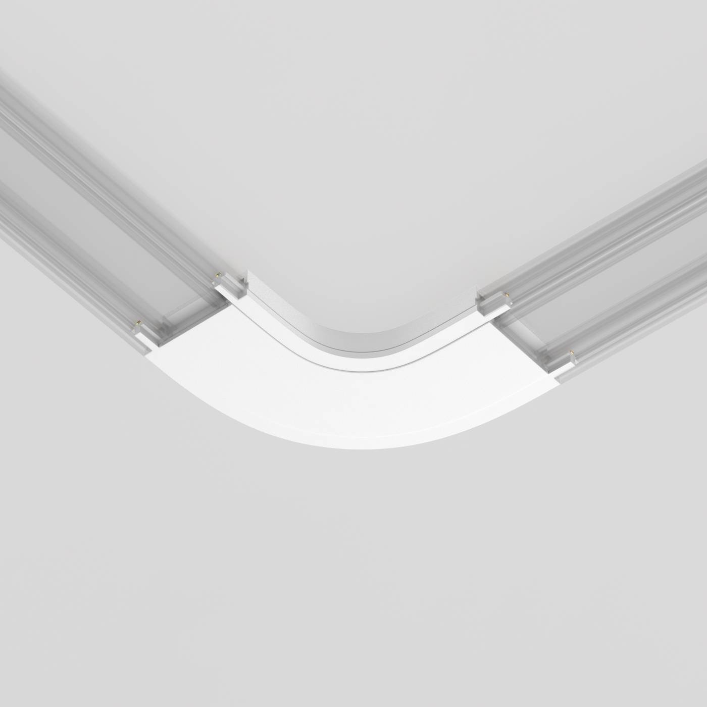 Коннектор питания полукруглый Maytoni Accessories for tracks Radity TRA084CR-11W