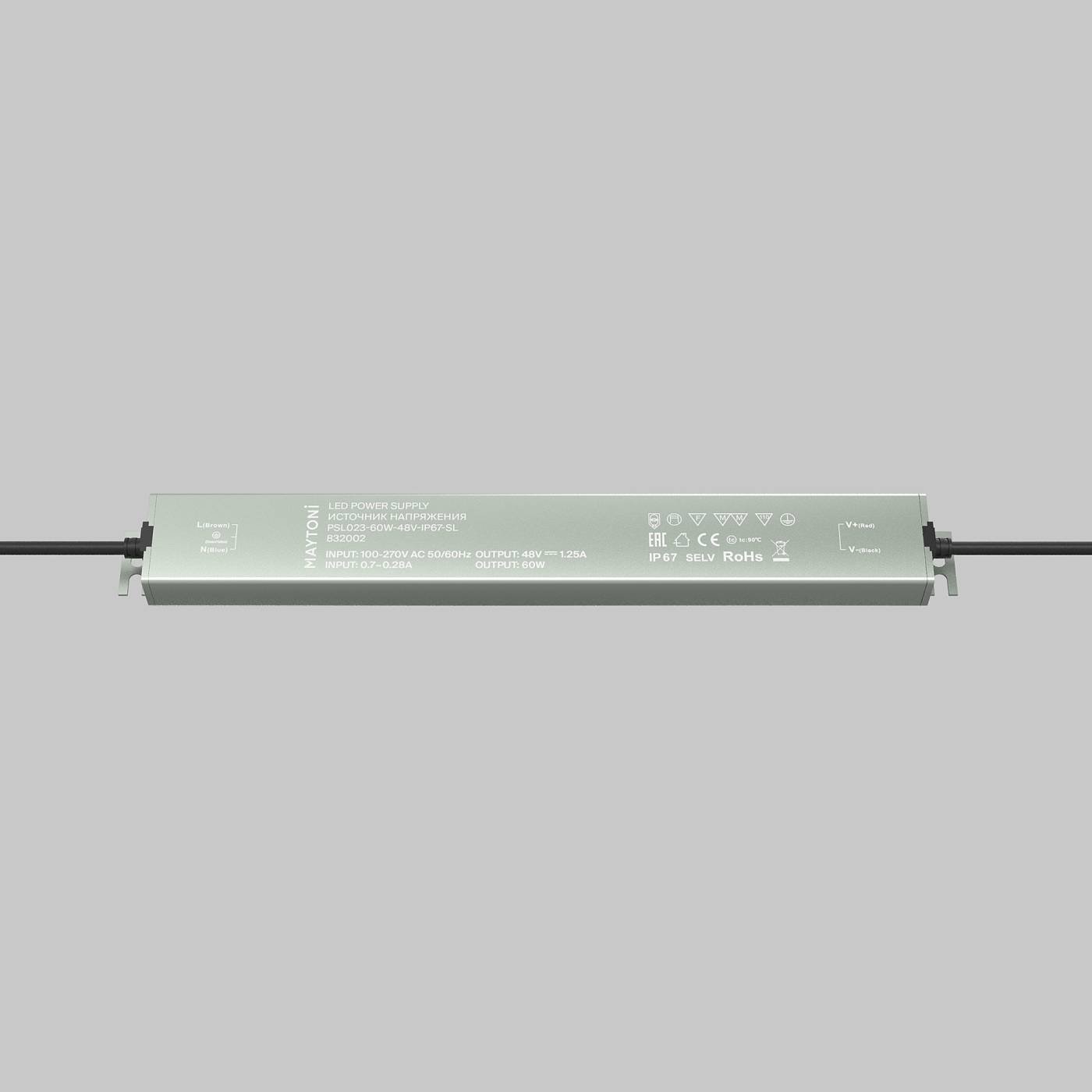 832002 Драйвер для LED ленты Maytoni Источники напряжения 48В 832002