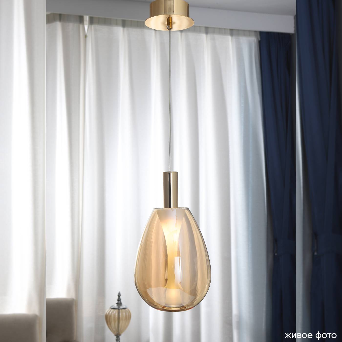 GAUDI SP4W LED AMBER Светильник подвесной Crystal Lux Gaudi GAUDI SP4W LED AMBER