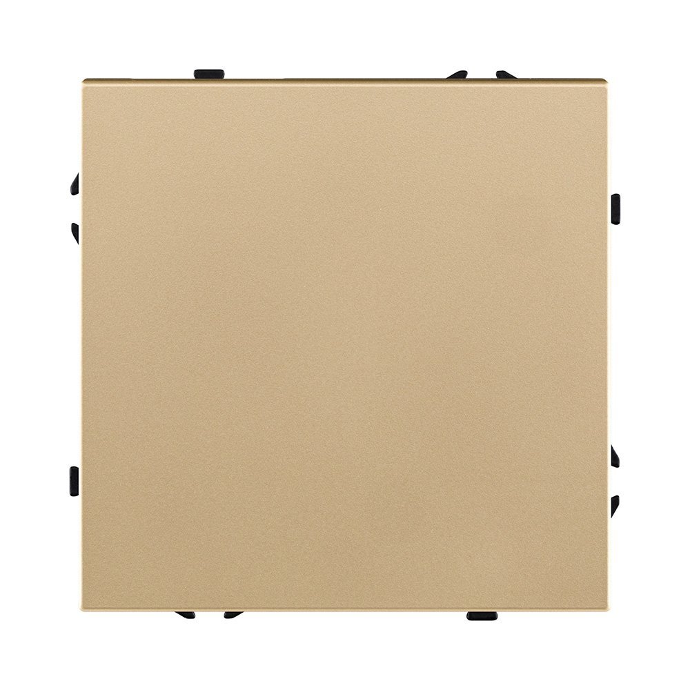 EC-006GD Выключатель кнопочный 1-клавишный 10А/250В, золотой Kollinger Eclipse EC-006GD