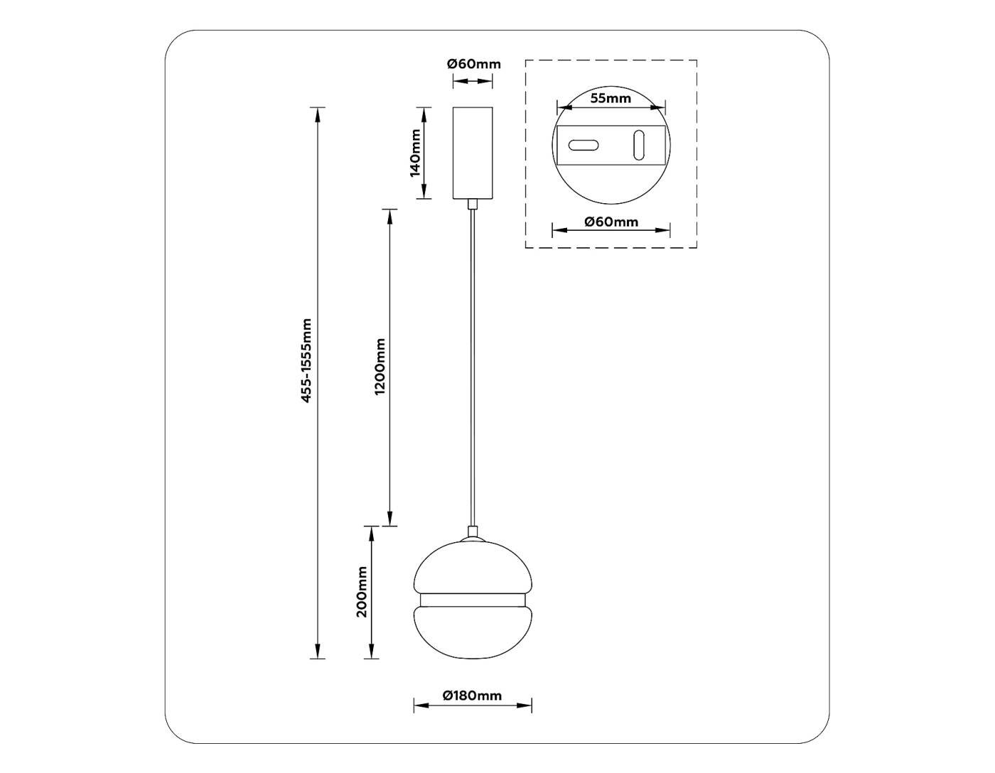 LH11001 Светильник подвесной Ambrella Modern LH11001
