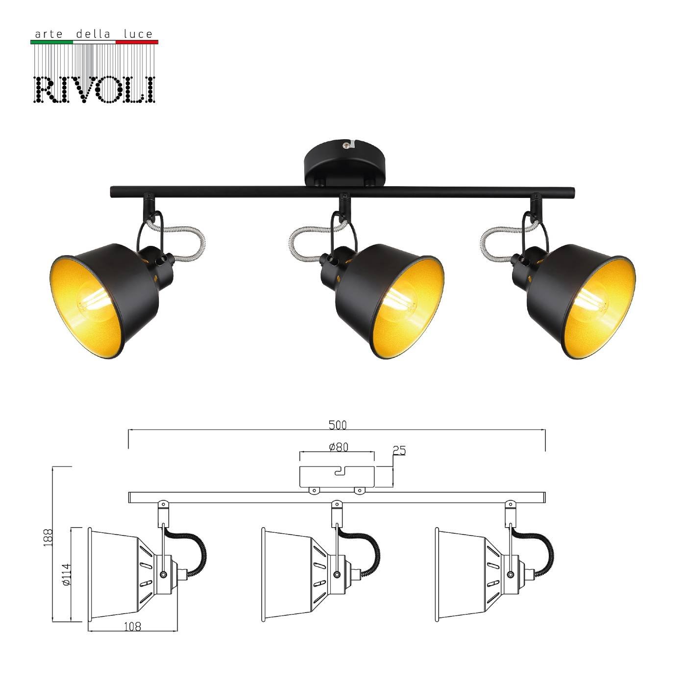 7064-703 Светильник спот Rivoli Evelyn 7064-703