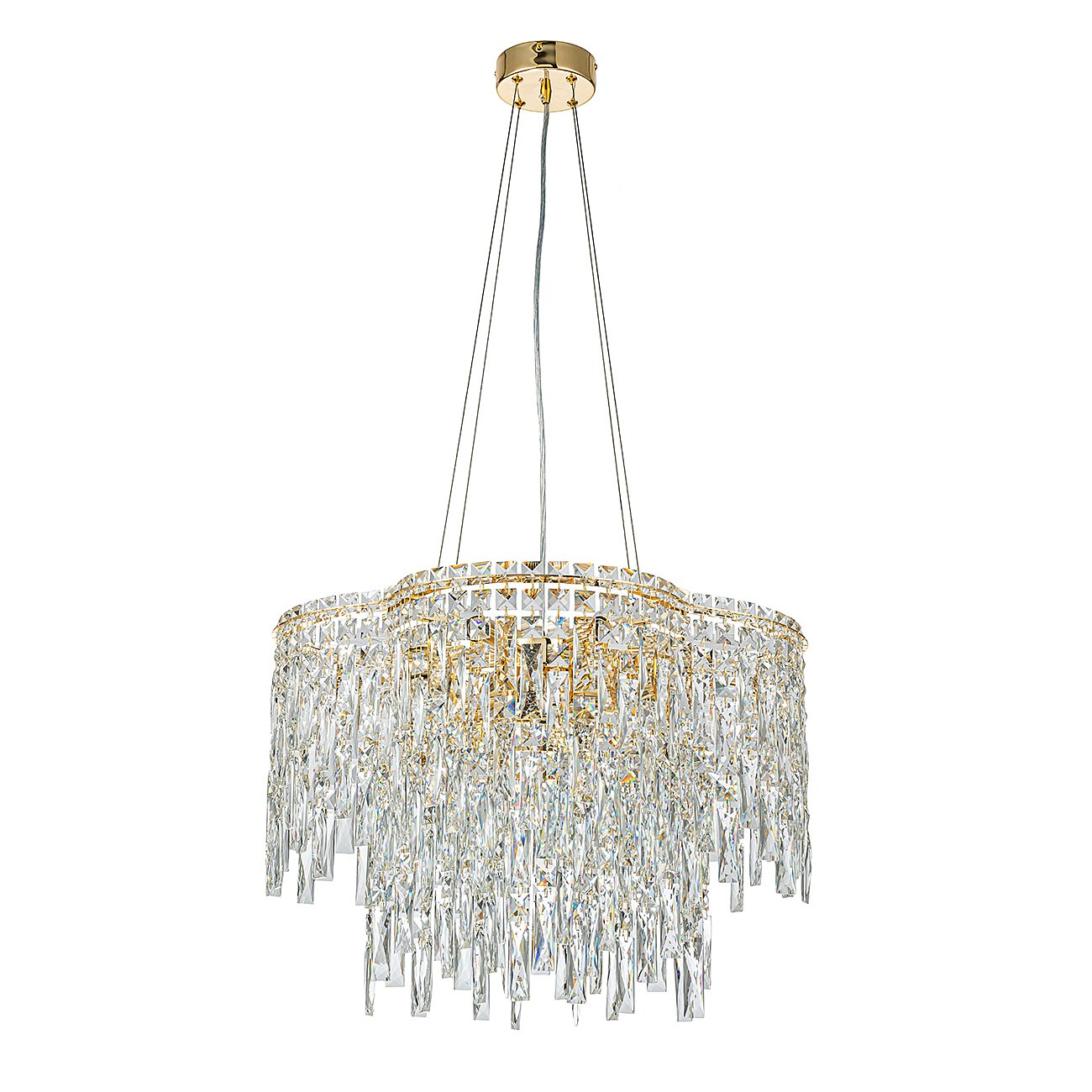 Подвесная люстра Indigo Carletti V000444 12041/12P Gold