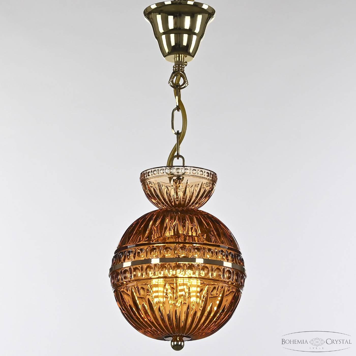 5480/17 G Amber/M-1G Светильник подвесной Bohemia 5480 5480/17 G Amber/M-1G