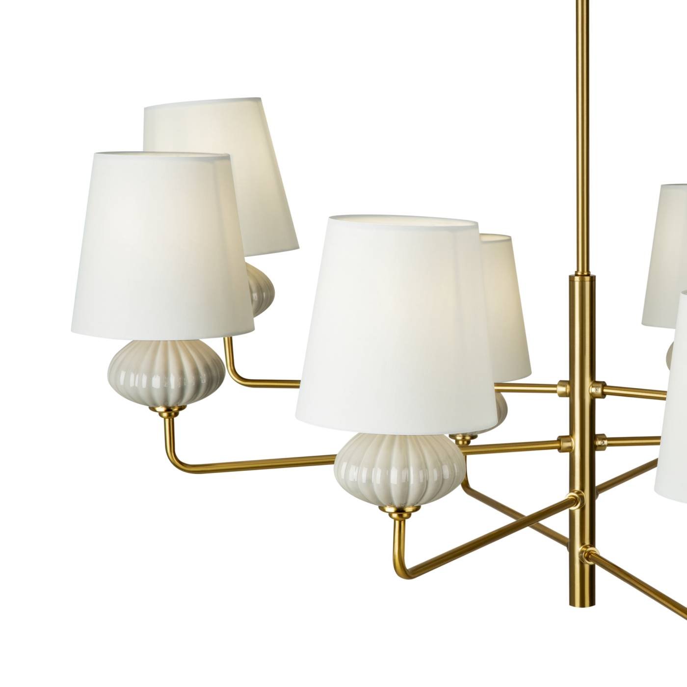 FR2029PL-08BS Люстра на штанге Freya Ceramics FR2029PL-08BS