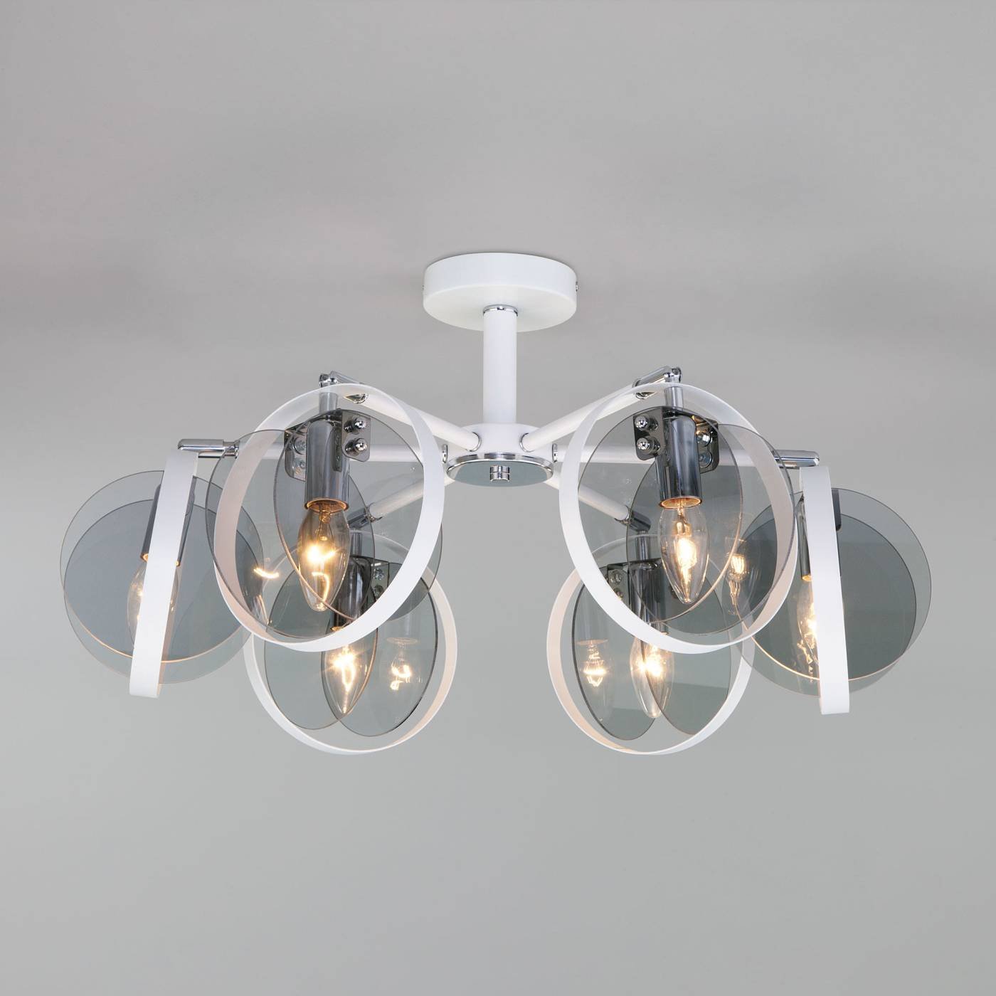 70121/6 белый Потолочная люстра Eurosvet Gallo 70121/6 белый