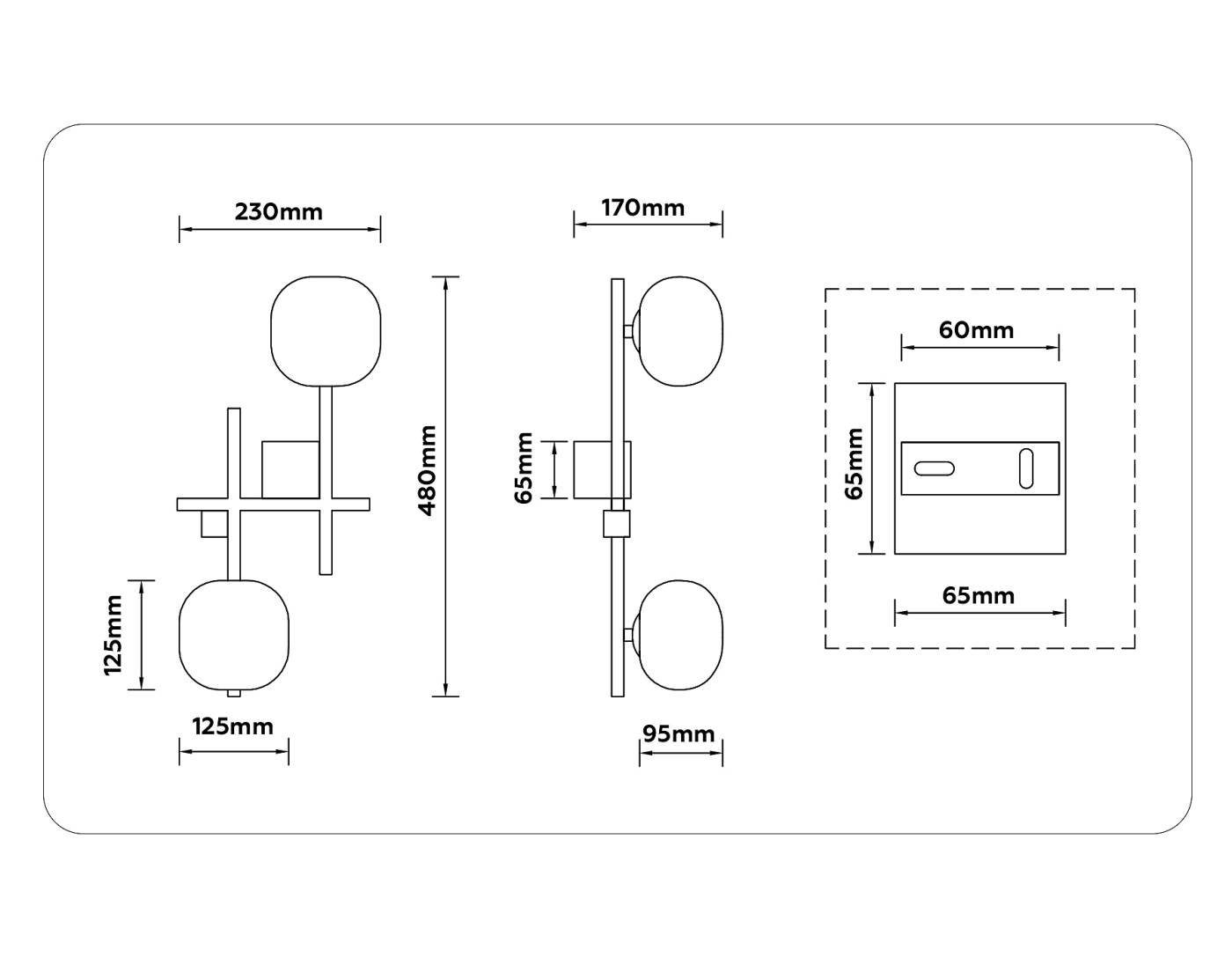 Настенное бра Ambrella Modern LH51019