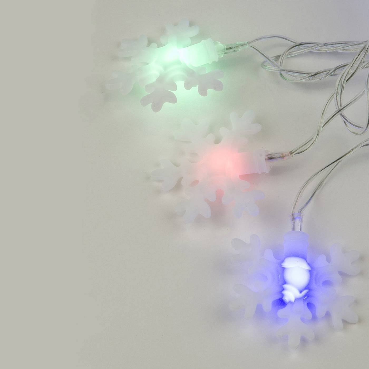 ULD-S0700-050/DTA MULTI IP20 SNOWFLAKES-3 Гирлянда Uniel ULD-S0700-050/DTA MULTI IP20 SNOWFLAKES-3