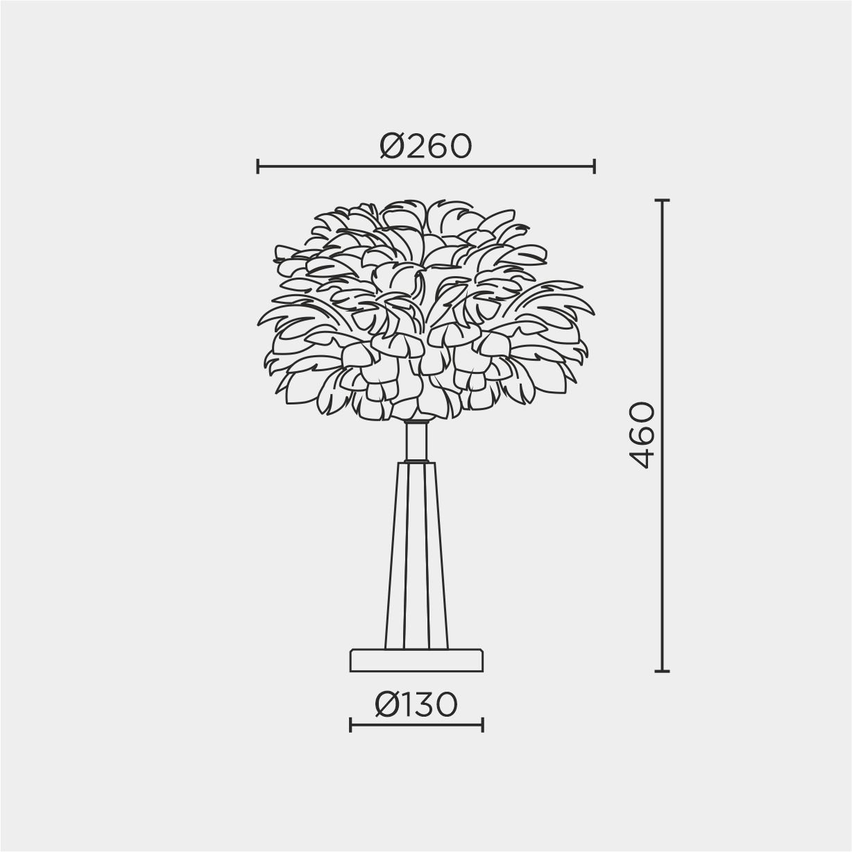Настольная лампа MS Modelux MS.110.01TL GR