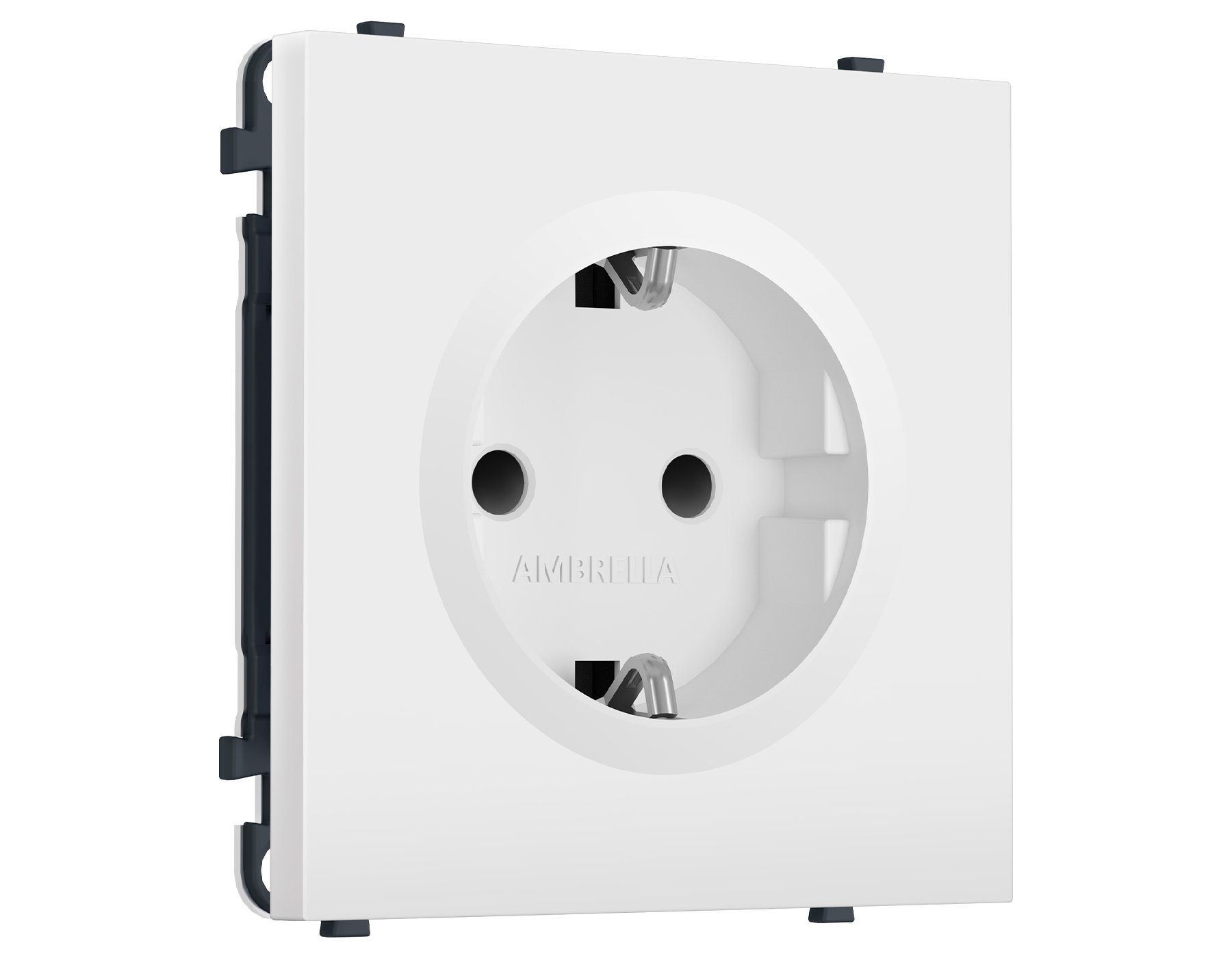 MS827010 MS827010 Комплект механизма электрической розетки SIGMA Белый мягкое касание 50Hz 2P+E с/з с/ш 16A-250V QUANT PRO (SP8270, PR141)