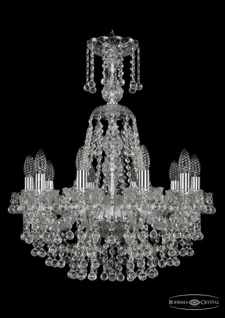 Подвесная хрустальная люстра 1409 Bohemia 1409/10/195/XL-67 Ni