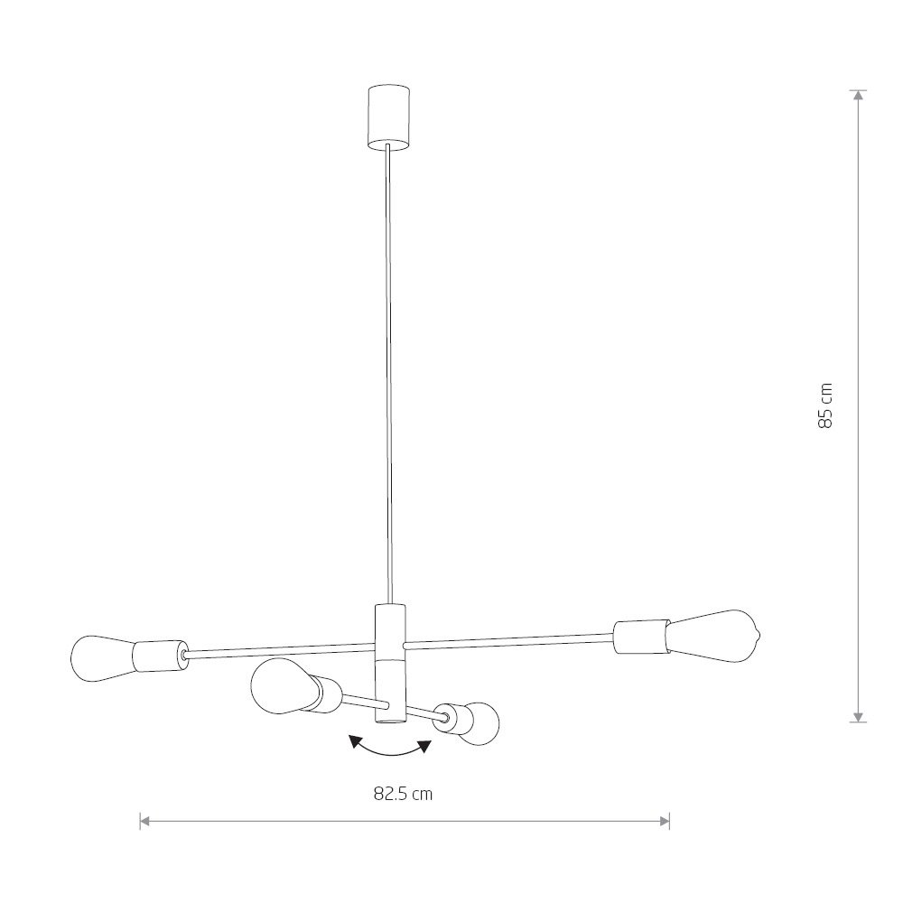Подвесная люстра Nowodvorski Rotor 7935