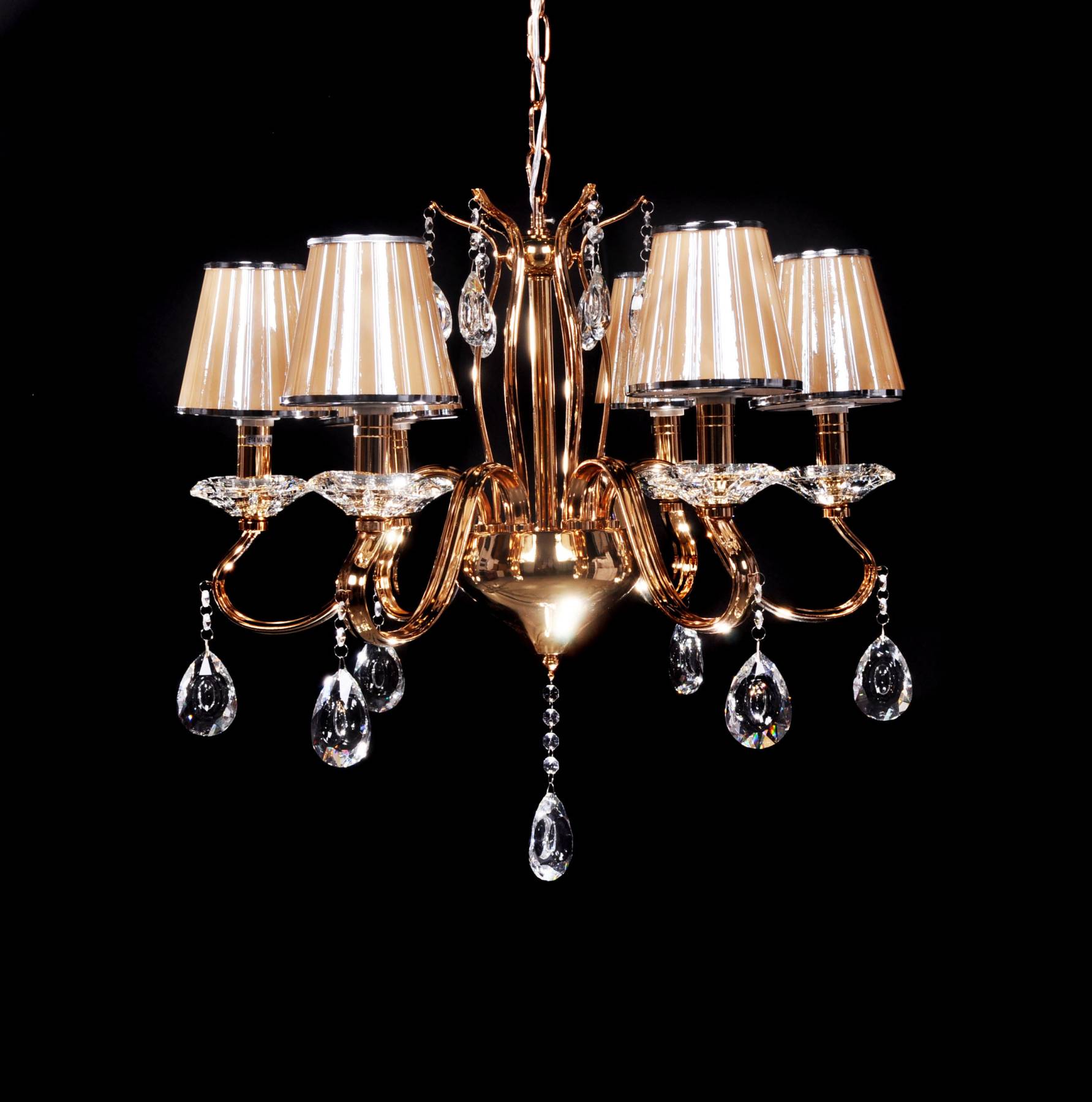 LDP 9267-6 GD Подвесная люстра Lumina Deco Finezzia LDP 9267-6 GD