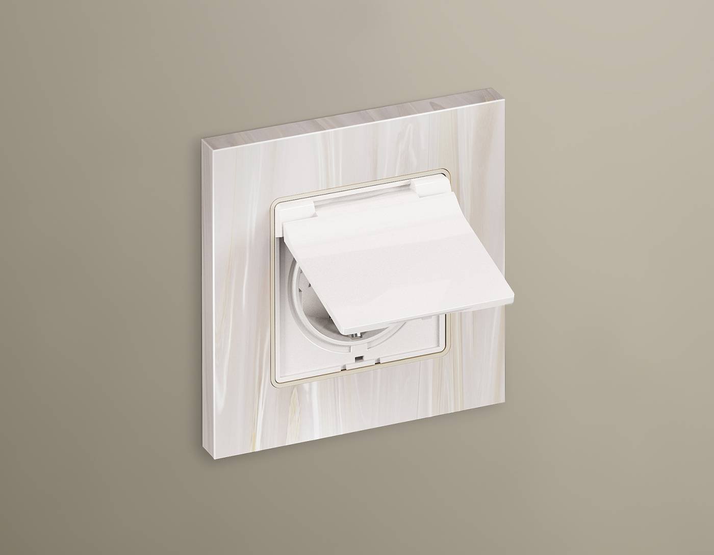 Розетка Ambrella Volt ALFA MA108010