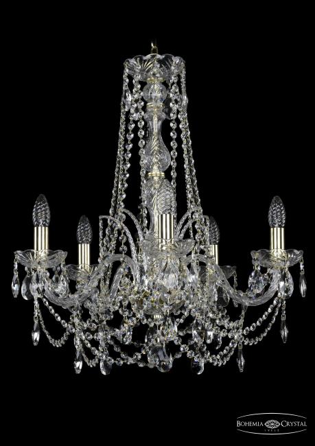 Подвесная хрустальная люстра 1411 Bohemia 1411/5/195/h-62 G