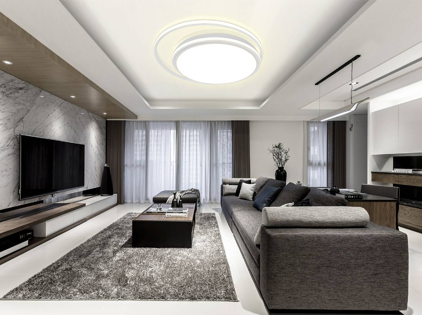 Потолочная люстра Natali Kovaltseva Groove LED LAMPS 81186