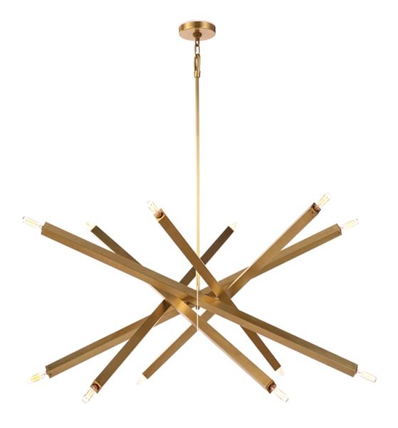 0793CL-12GD Подвесная люстра Milosh tendence Madison 0793CL-12GD