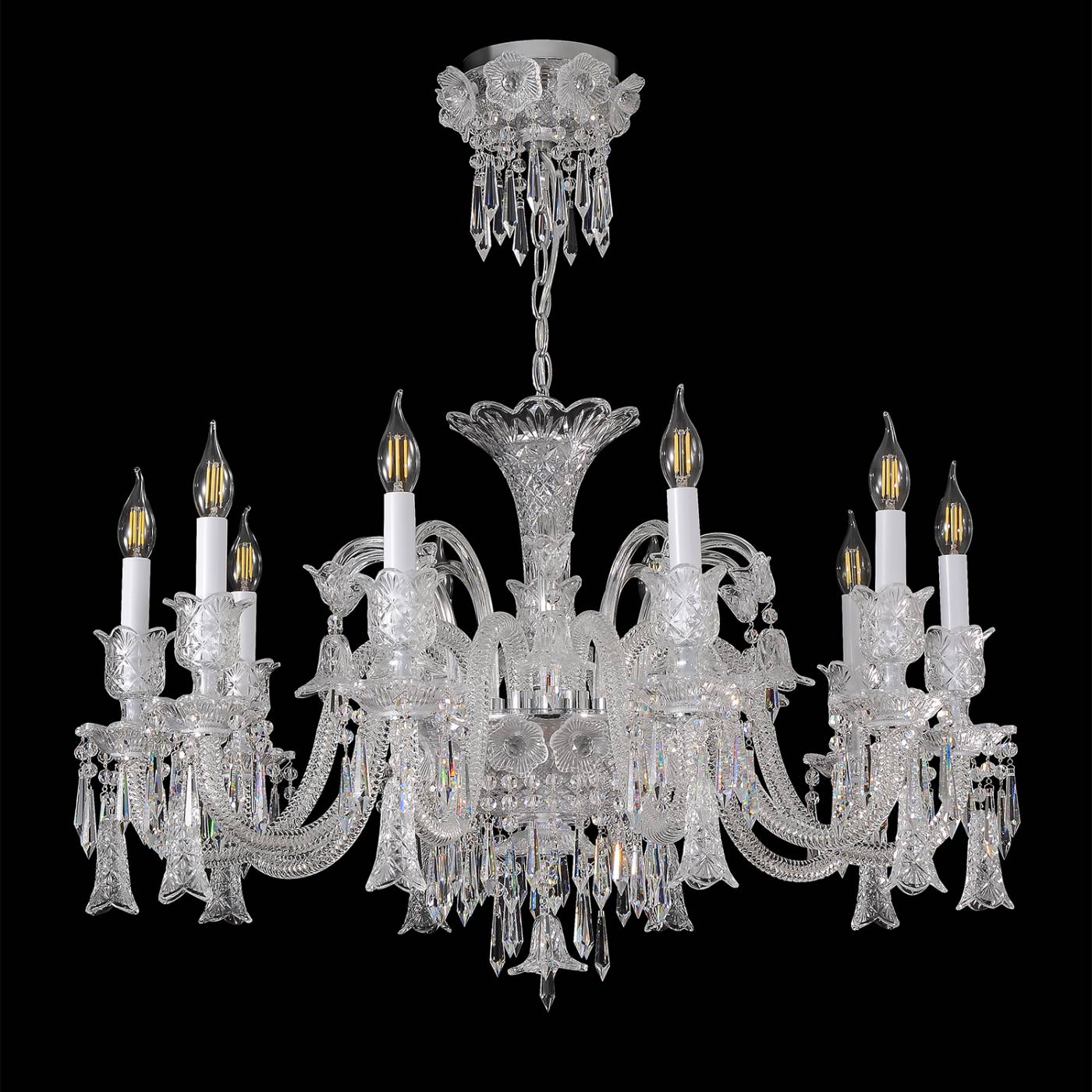 VERSAILLES SP10 CHROME Подвесная люстра VERSAILLES Crystal Lux VERSAILLES SP10 CHROME