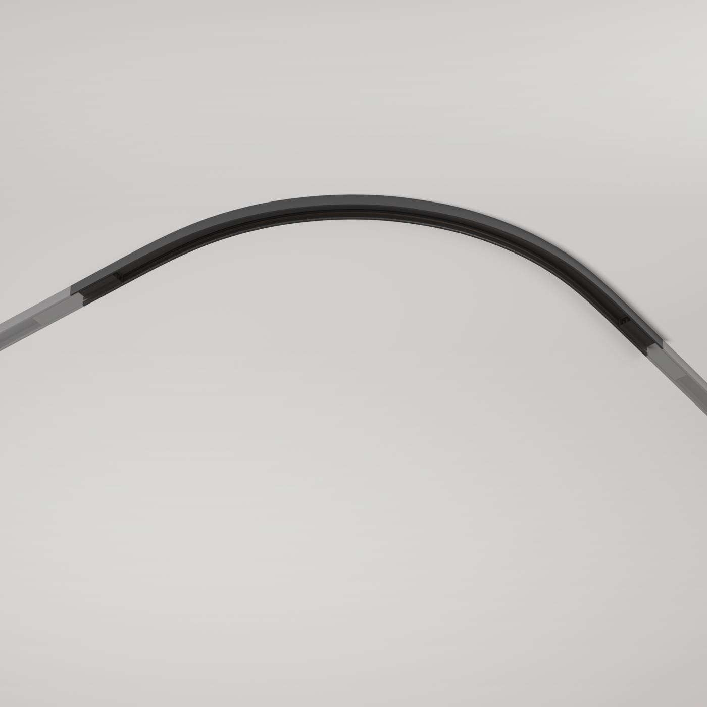 Коннектор радиусный R300 Maytoni Accessories for tracks Basity TRA172CL-R300-11B