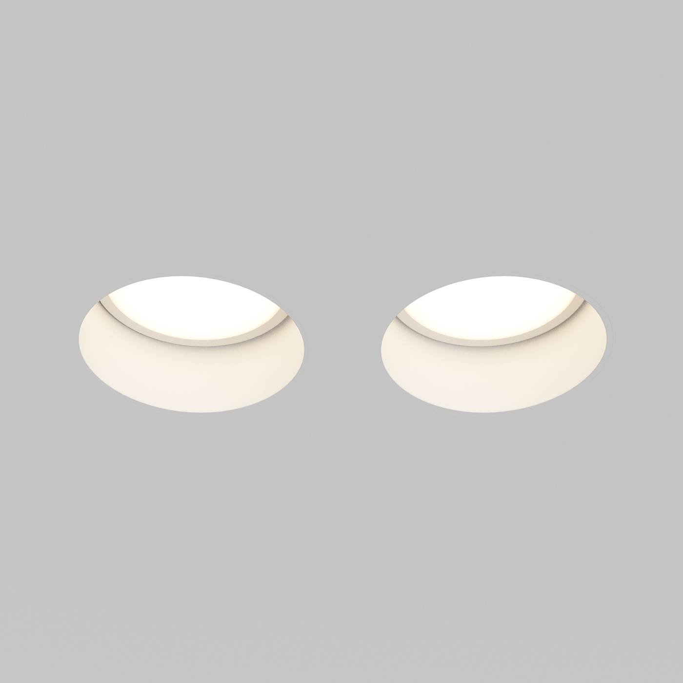 DL123-GU10-02-W Встраиваемый светильник Maytoni Gyps Modern DL123-GU10-02-W