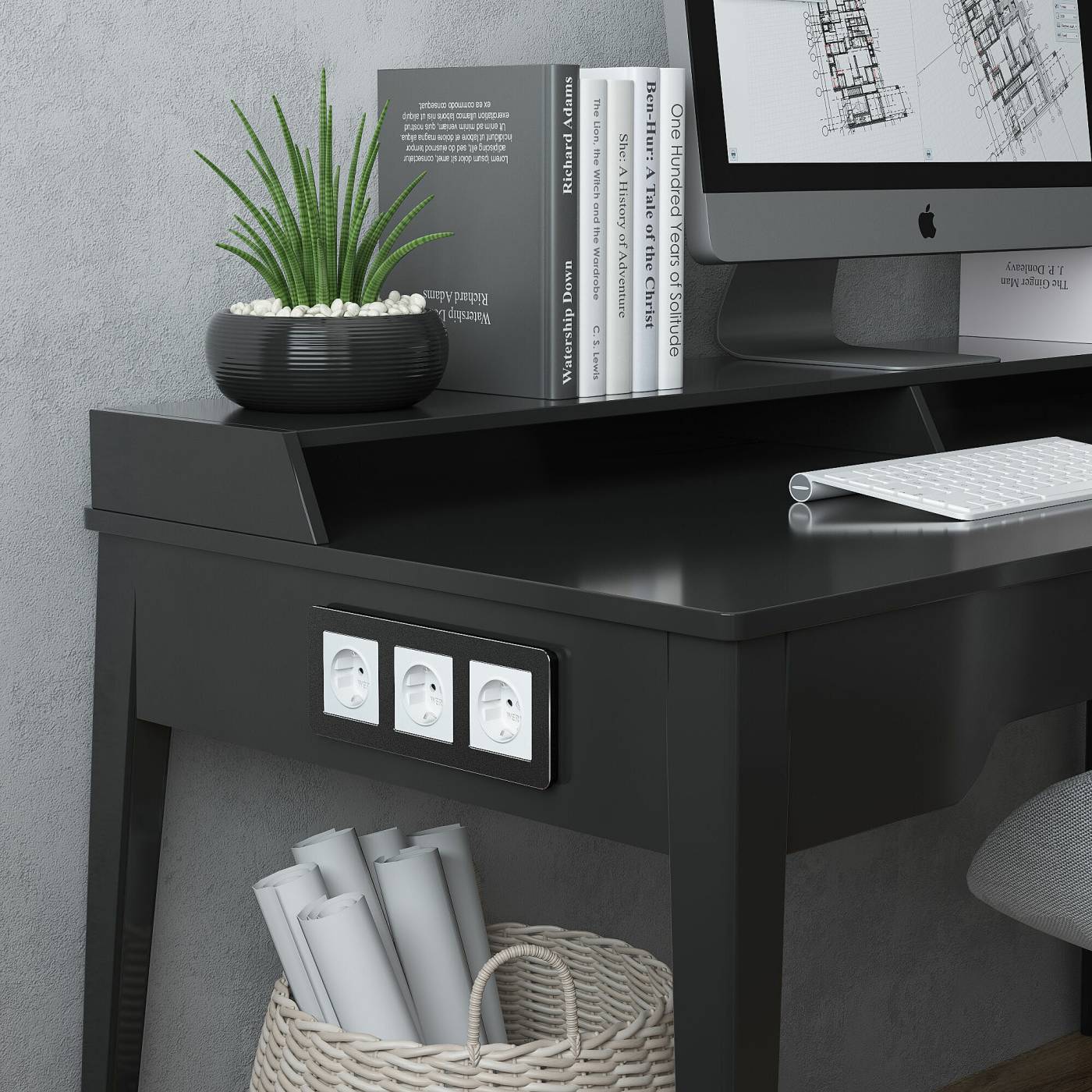 W1171161/ Розетка с заземлением и шторками (белый матовый) Розетка Werkel W1171161/ Розетка с заземлением и шторками (белый матовый)