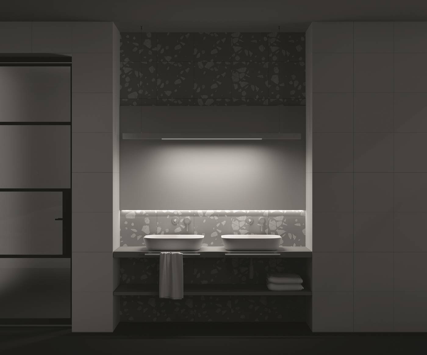 Трековый светильник Maytoni Basis TR030-4-30WTW-DD2-W