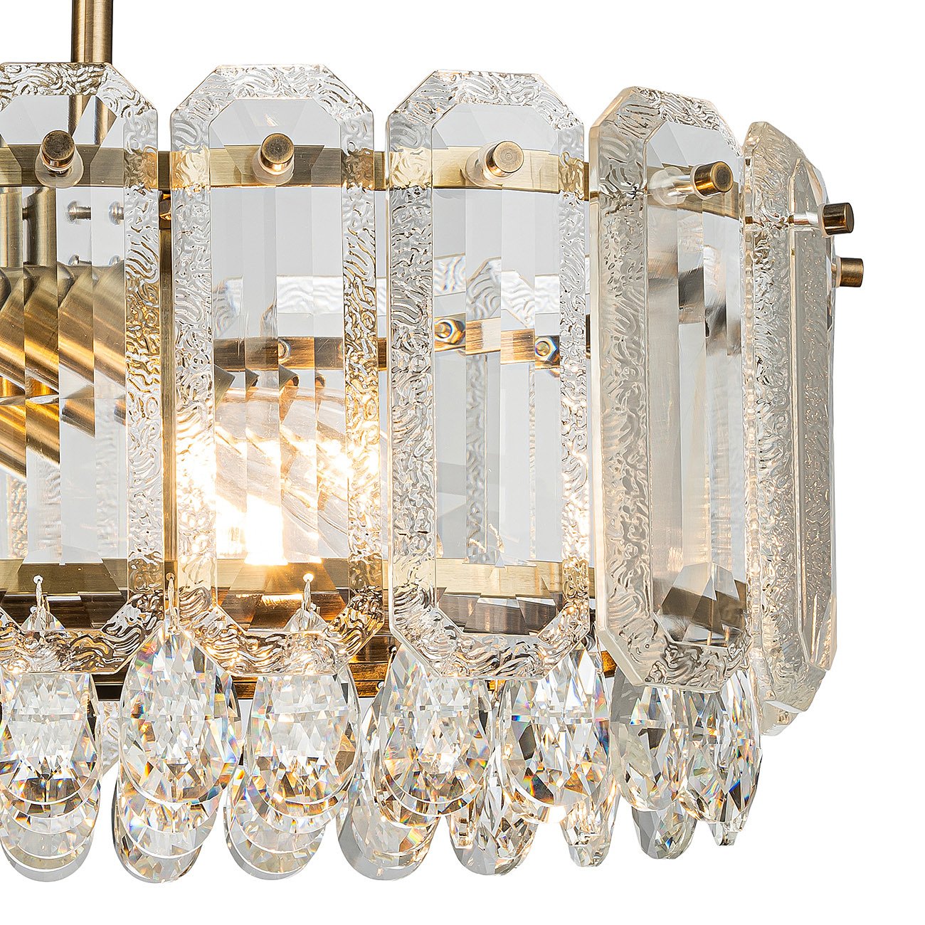 V000427 Подвесная люстра Indigo Brilliante V000427 12039/10PL Brass