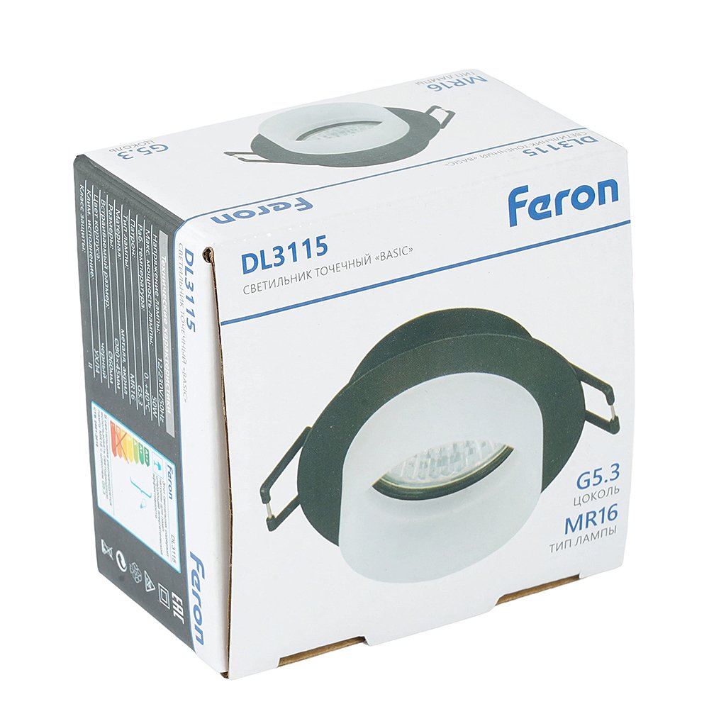 Встраиваемый светильник Feron DL3115 51934