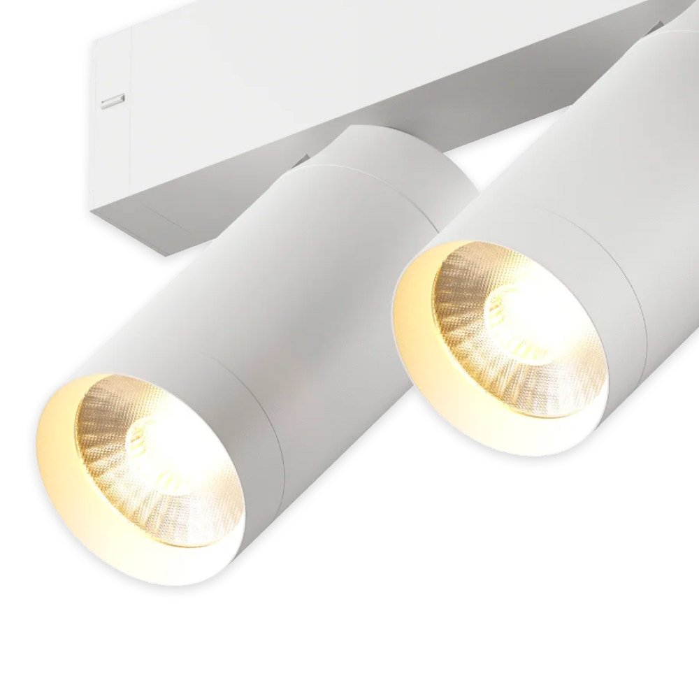 Трековый светильник AM Group Smart cylinder AM528 WH-220V-2X10W SMART