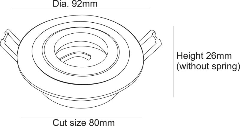 Встраиваемый светильник Deko-Light Built-in 110222