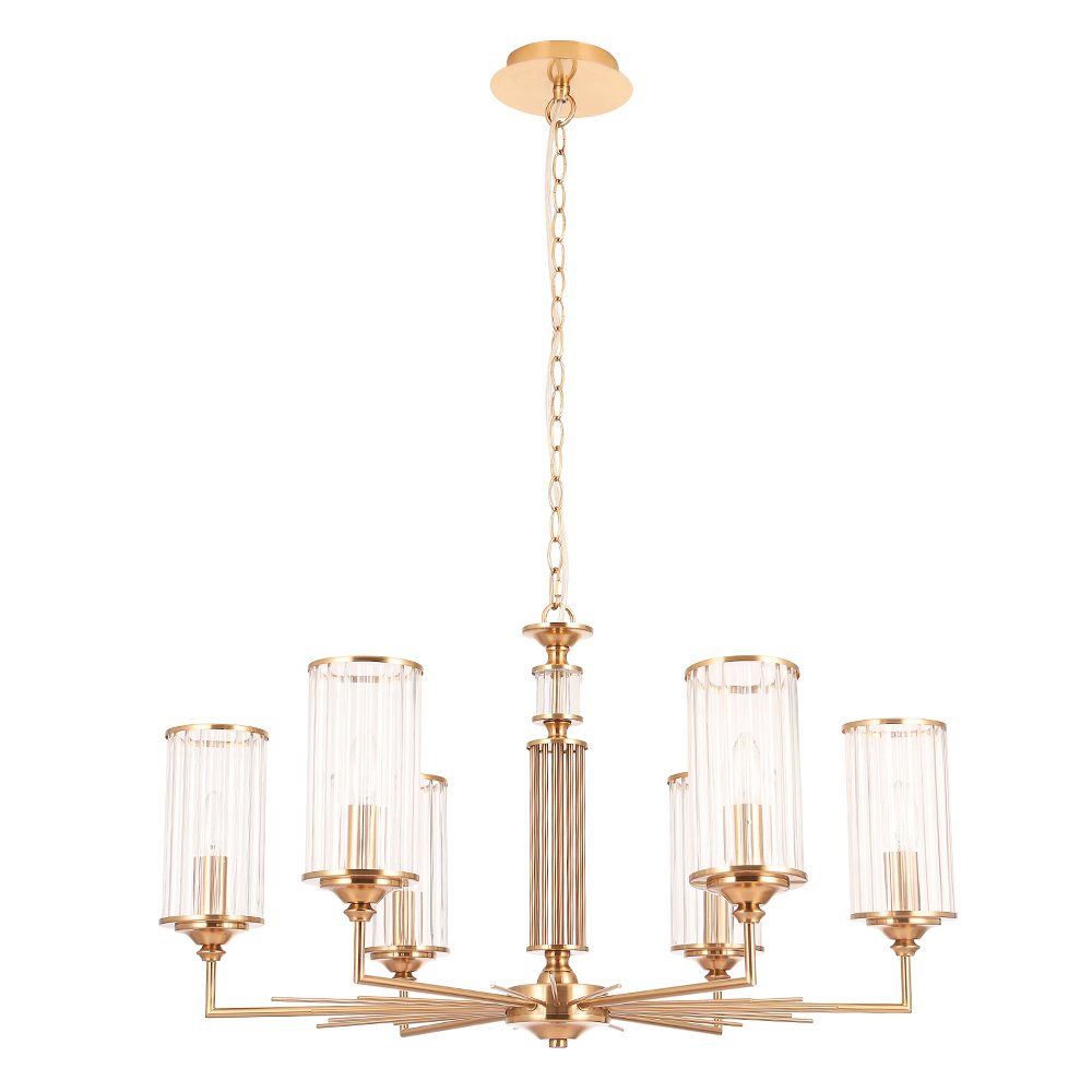 Подвесная люстра Crystal Lux Gloria GLORIA SP6 BRASS