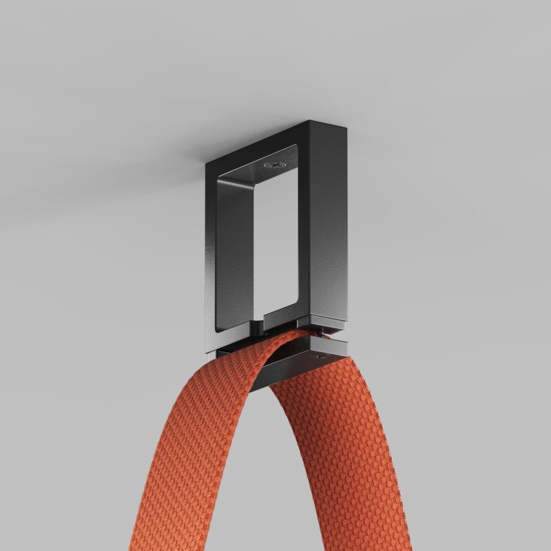 Усиленное накладное крепление для гибкого трека-ремня Belty Denkirs Belty base TR5508-BK