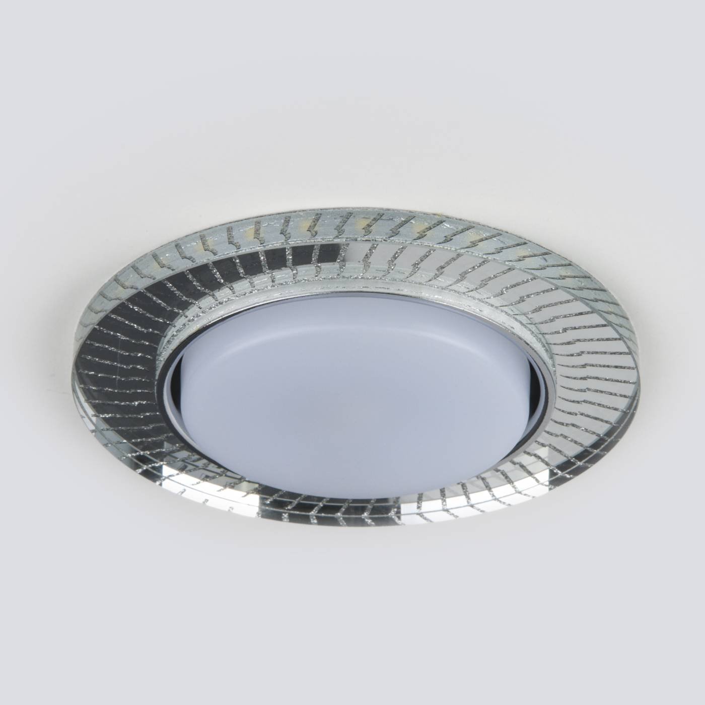 Встраиваемый светильник Elektrostandard 3033 GX53 CL/SL прозрачный/серебро