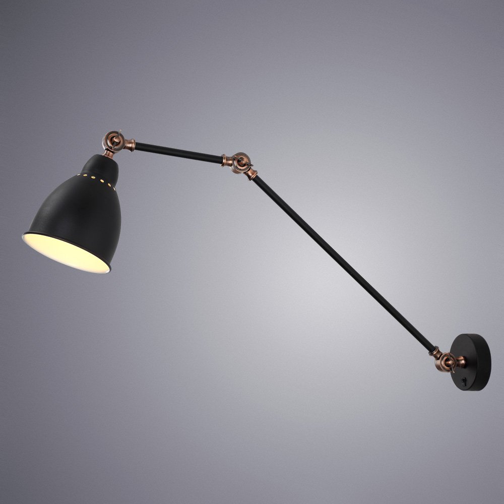 Настенное бра Arte Lamp Braccio A2055AP-1BK