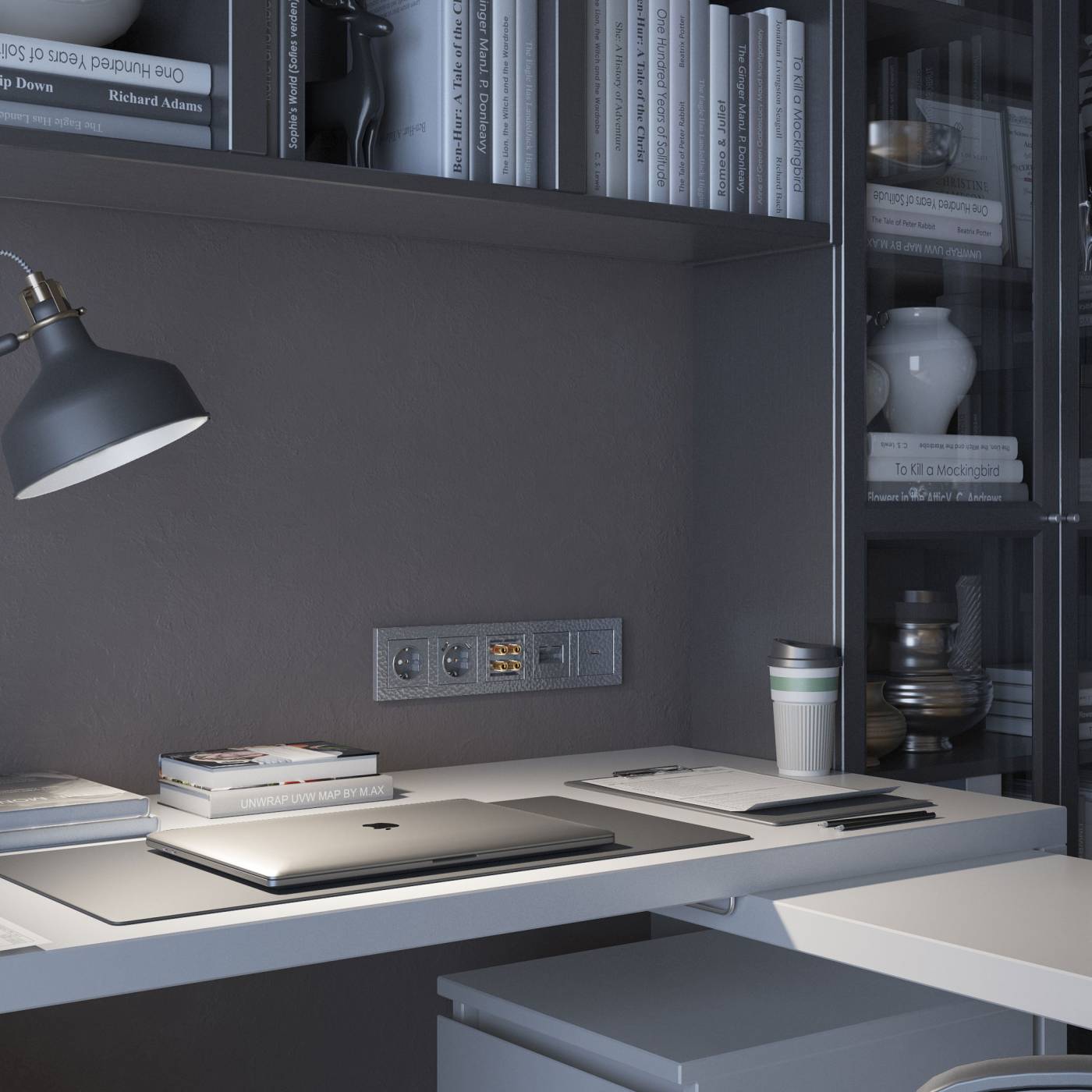 W1296006/ Накладка для розетки HDMI (hammer серебряный) Накладка на механизм Werkel W1296006/ Накладка для розетки HDMI (hammer серебряный)