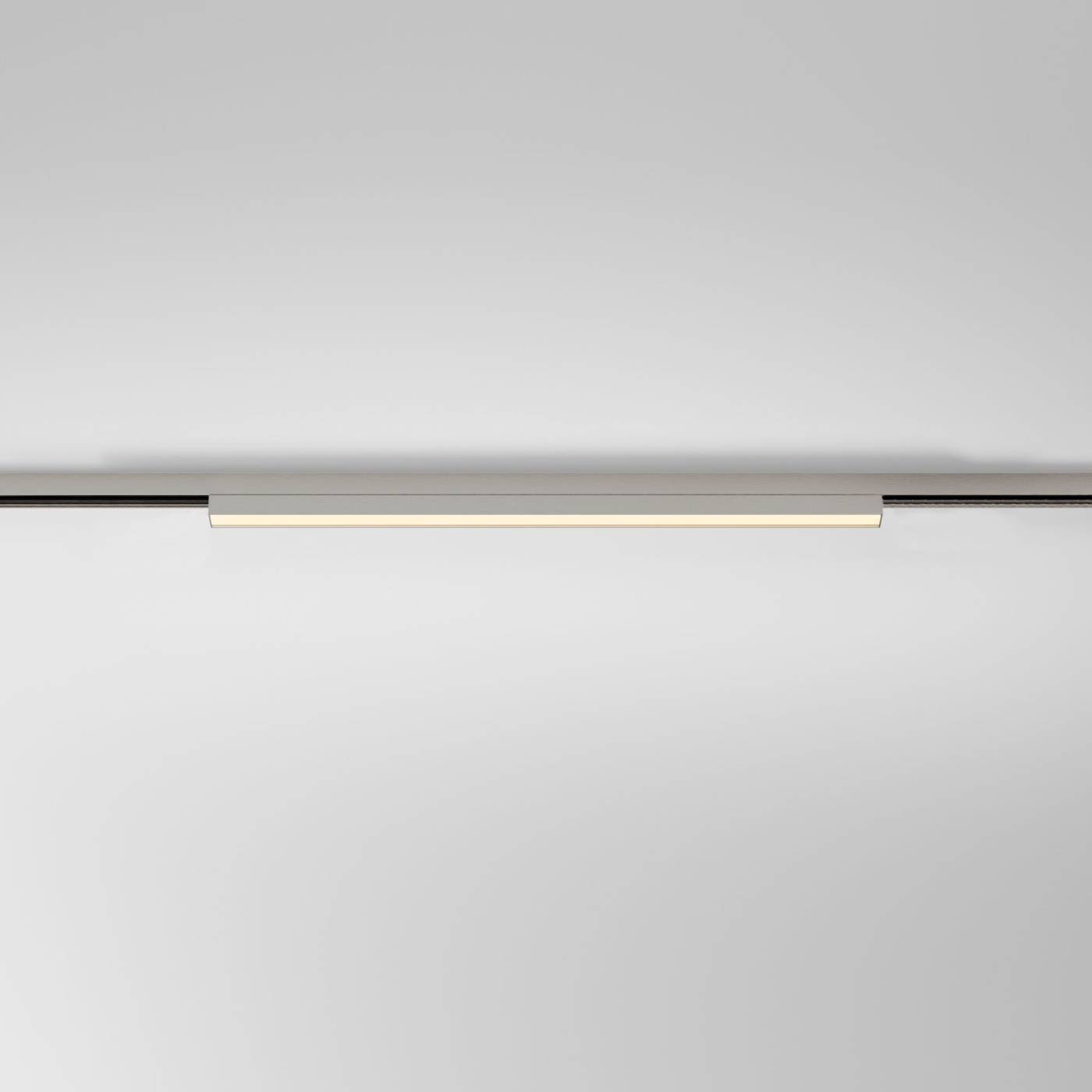 Трековый светильник Line Magnetic Elektrostandard Трековый светильник 12W 3000K (никель) 85526/01_система Лайн