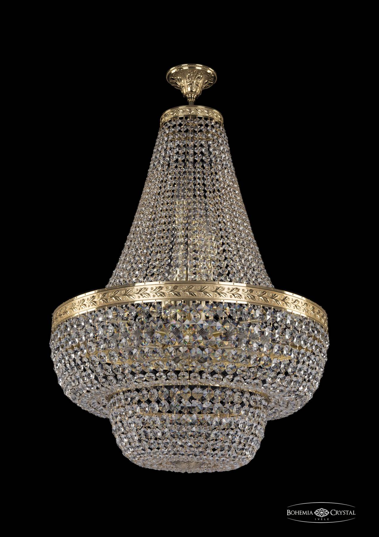 19101/H2/60IV G Потолочная хрустальная люстра Bohemia 1910 19101/H2/60IV G