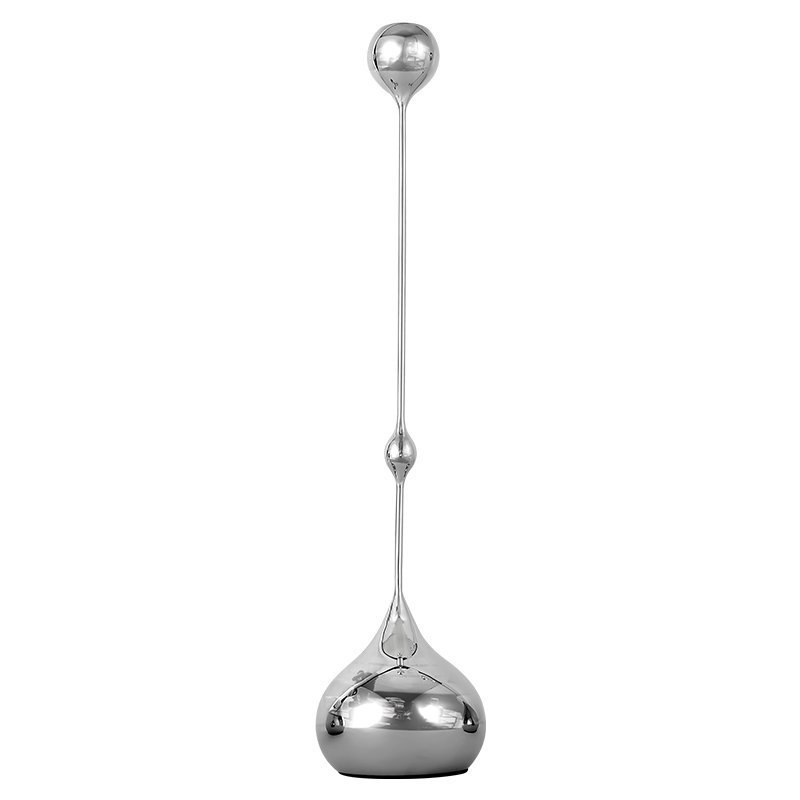 6917 M SL Подсвечник ArtHomeDecor DROP 6917 M SILVER