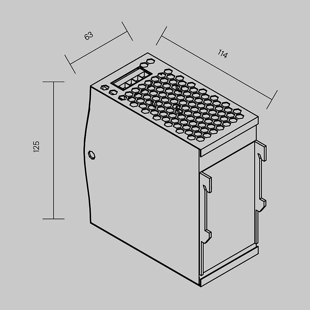 Блок питания PSL015 24В 240Вт IP20 Maytoni Блоки питания 24В 821013