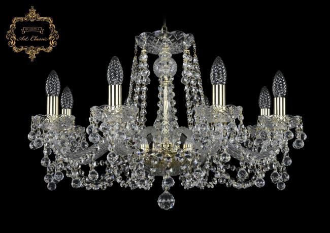11.26.8.220.Gd.B Подвесная хрустальная люстра 11.26 Art Classic 11.26.8.220.Gd.B