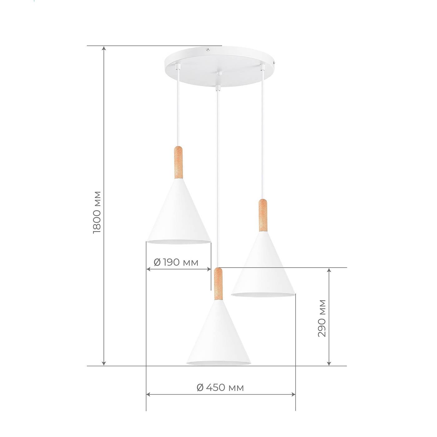 Светильник подвесной Evoluce Arket SLE1255-513-03