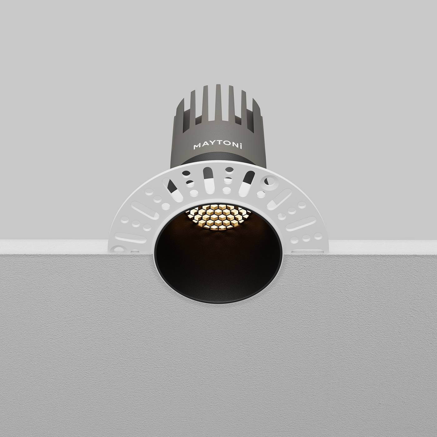 Встраиваемый светильник Maytoni Dip DL120-10W-3K-TRS-B