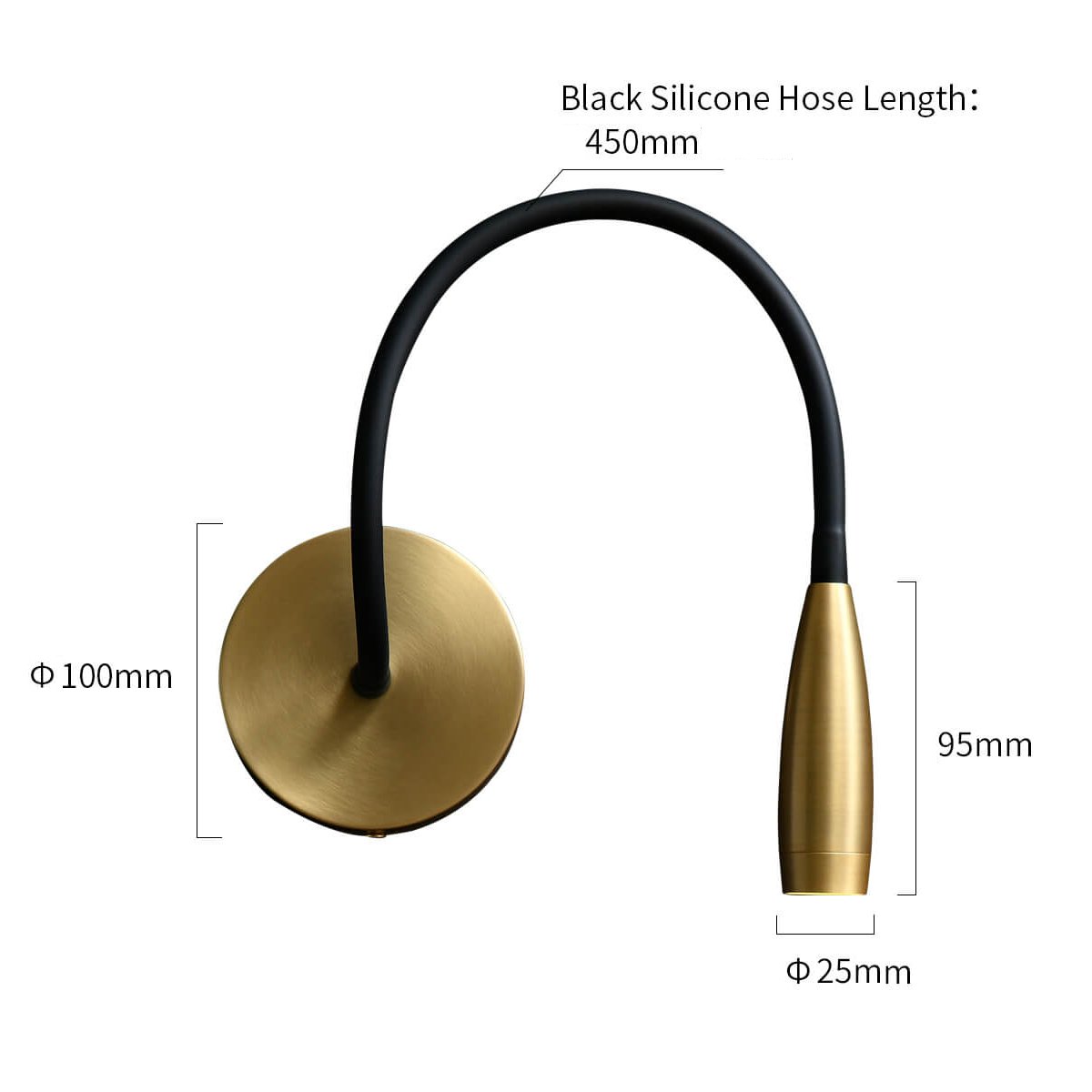 MT9016-1W brass Настенный светильник Delight Collection Wall lamp MT9016-1W brass