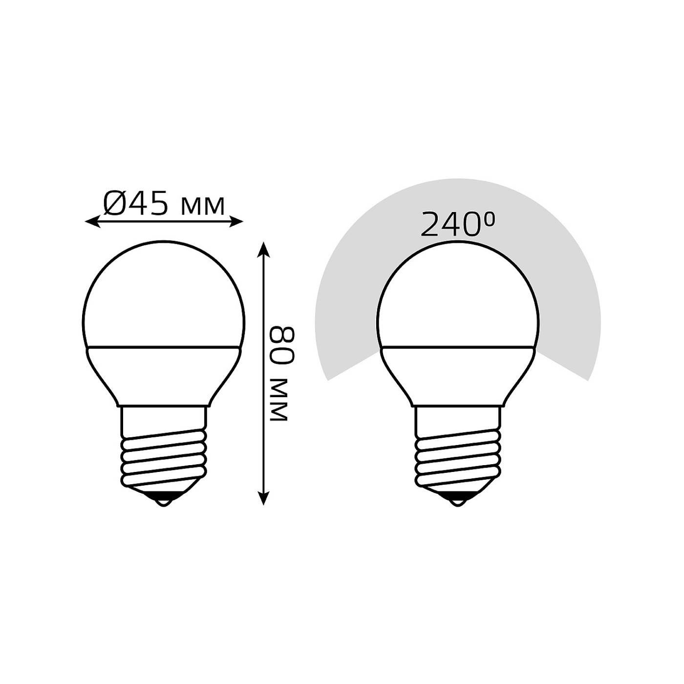 Светодиодная лампа Gauss Step dimmable 105102307-S
