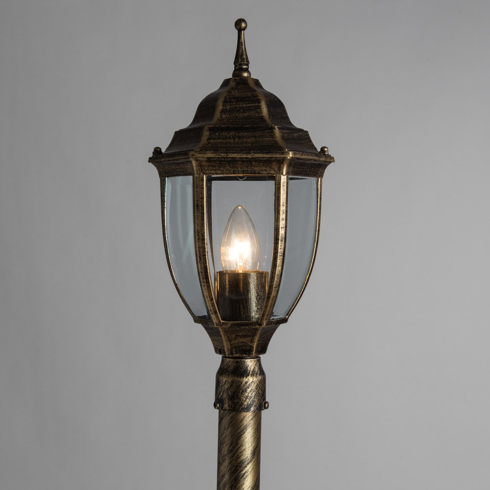 Столб фонарный уличный Arte Lamp A3151PA-1BN