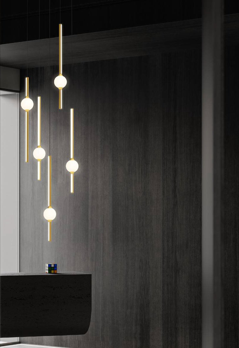 MD21001050-1A black/gold Светильник подвесной Delight Collection MD21001050 MD21001050-1A black/gold