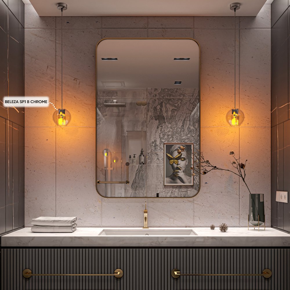 BELEZA SP1 B CHROME Светильник подвесной Crystal Lux Beleza BELEZA SP1 B CHROME