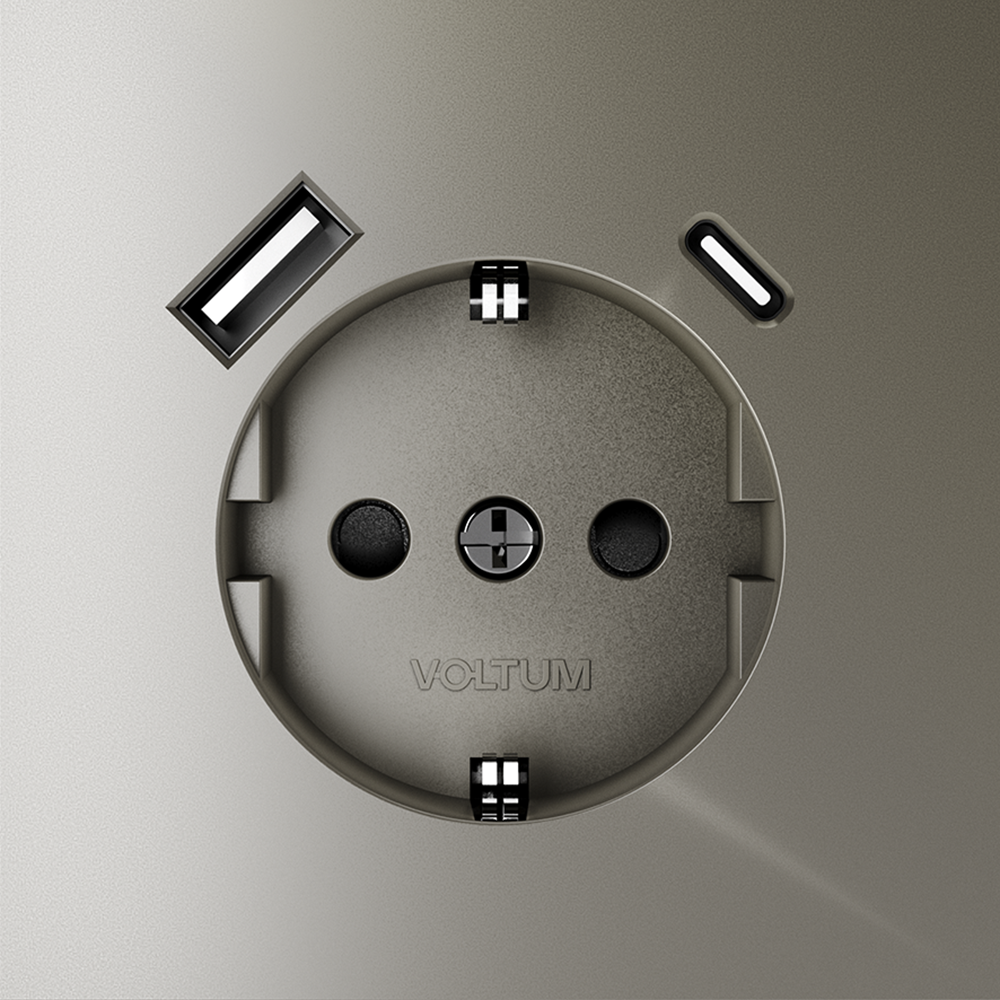 VLS040504 Розетка Voltum S70 VLS040504