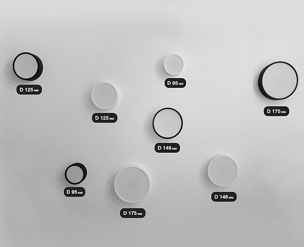 M04-525-125 black 4000K Накладной светильник Italline M04-525 M04-525-125 black 4000K