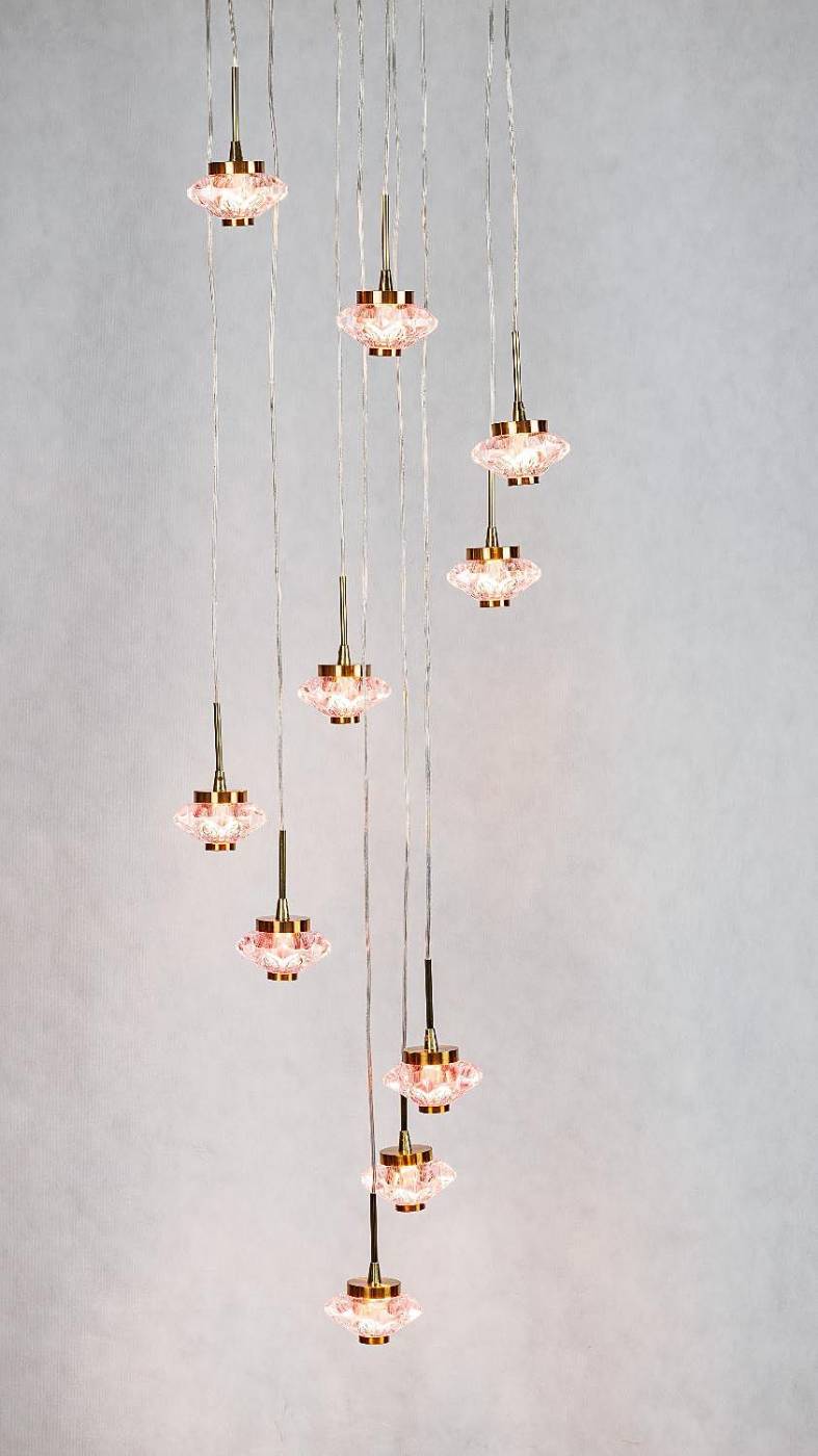 Люстра каскадная Gerhort G52140 G52145/10BRS PK